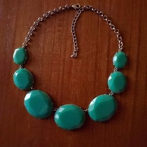 Teal & Silver Necklace